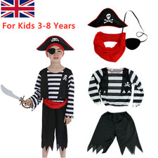 Kids Pirate Costume Boy Dress