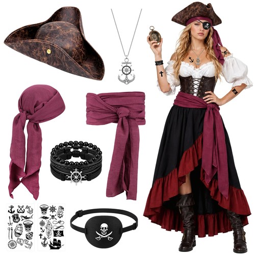Pirate costume accessories - accessories, for