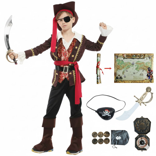 Kids pirate costume boys - pirate,