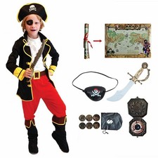 Kids Pirate Costume Boys Fancy