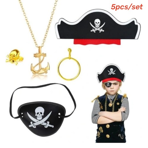 5pcs kids pirate - 5pcs,
