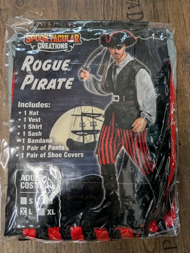 Rogue pirate mens fancy dress - mens,