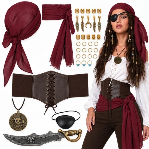 Pcs pirate costume - 37,