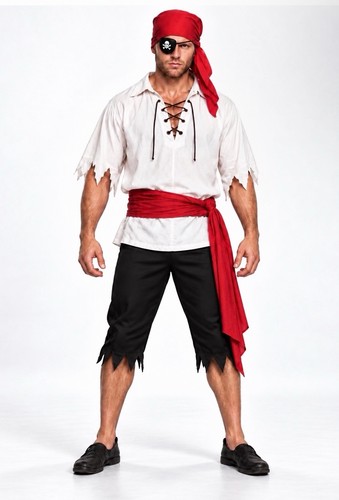Mens pirate costume l - pirate,