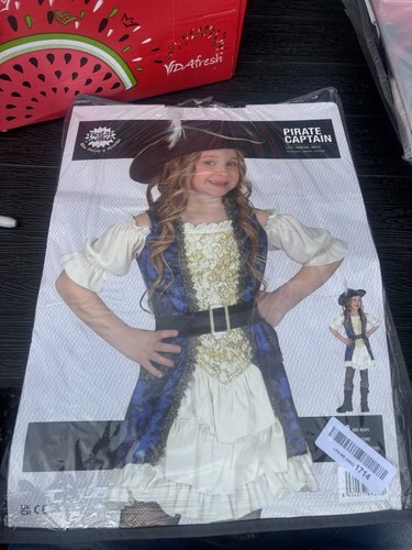 Girls pirate captain costume - girls,