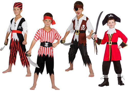 Boys pirate costume caribbean - boys,