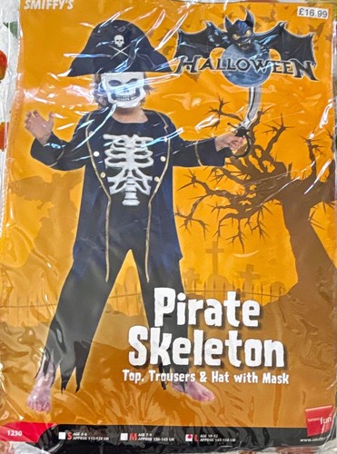 Smiffy pirate skeleton - smiffy's,