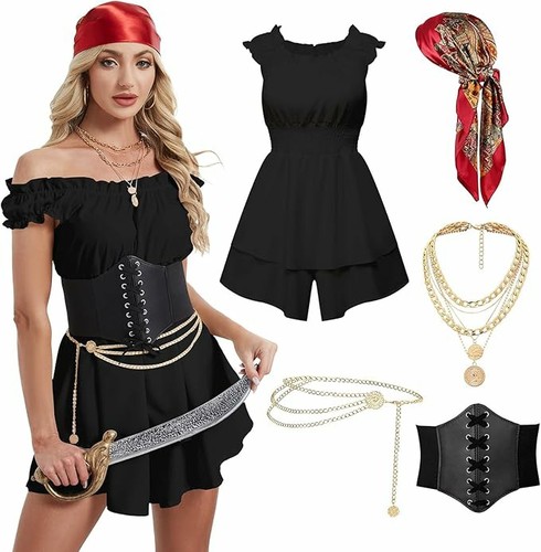 Pirate captain queen costume - pirate,