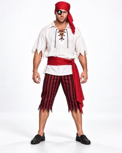 Mens pirate costume l - pirate,
