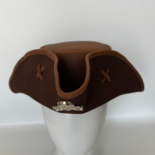 Genuine leather tricorn pirate - genuine,
