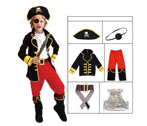 Kids pirate costume - boys, girls