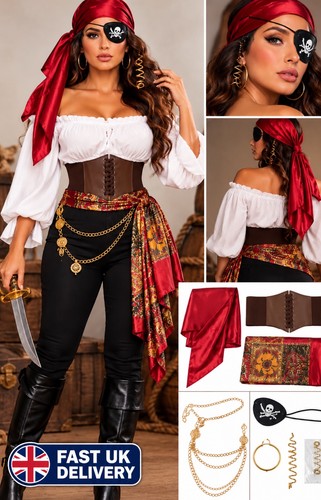 Piece women pirate - 9-piece,