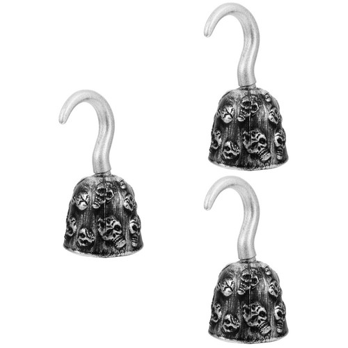 Reusable plastic pirate hooks - reusable,