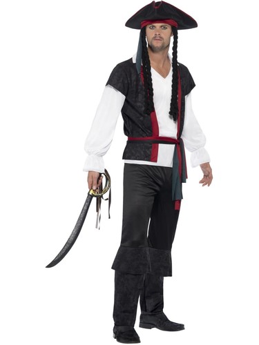 Mens pirate captain - captain, costume