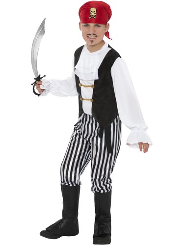 Smiffys pirate costume black - smiffys,