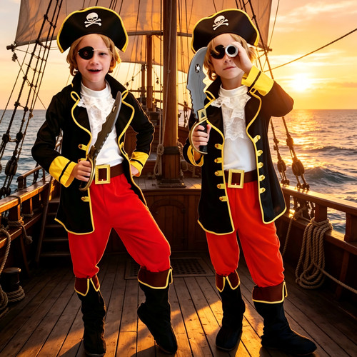 Kid pirate costume boys - kid's,