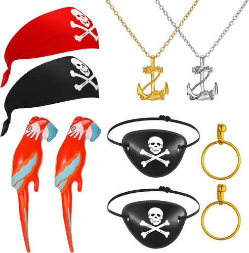 10pcs pirate costume - 10pcs,