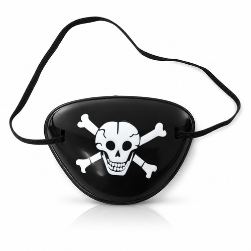 Pirate eye patch - patch, skull