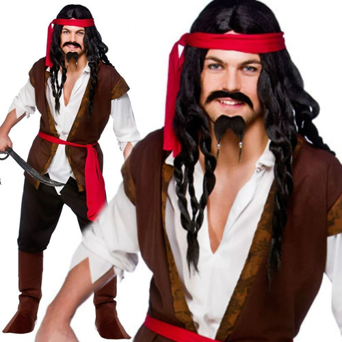 Mens caribbean pirate captain - caribbean,