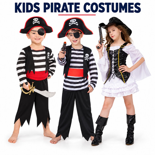 Kids pirate costume boys - pirate,