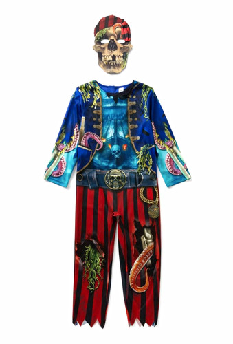 Pirate skeleton fancy costume - pirate,