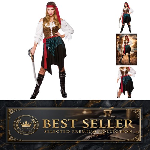 Adult womens caribbean - caribbean, pirate