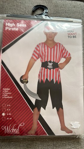 High seas pirate - 8-10, years
