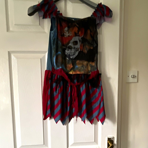 Girls skull pirate fancy dress - pirate,