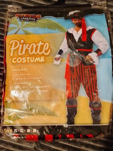Adults pirate outfit tricorn - -,
