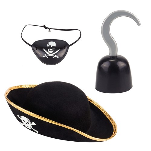 3pcs pirate costume set - pirate,