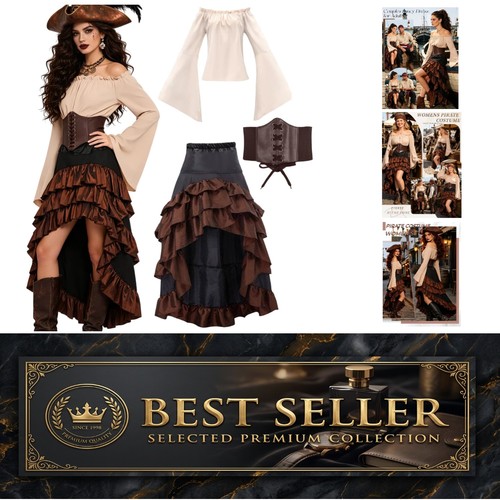 Pirate costume adult - adult, women