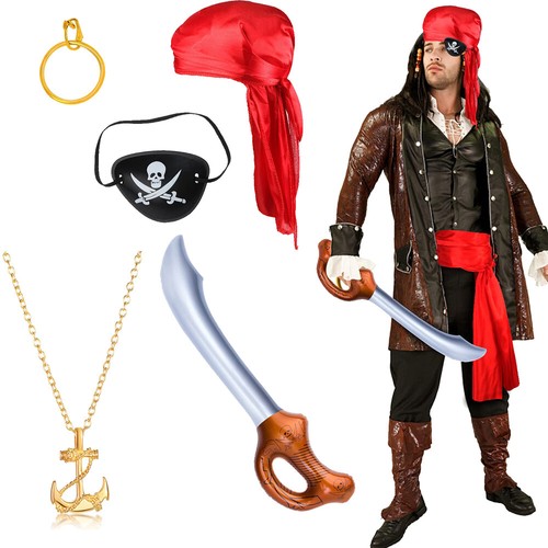 5pcs caribbean pirate toy - 5pcs,