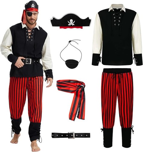 Halloween mens pirate full - halloween,