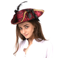 Ladies Pirate Hat Fancy Dress