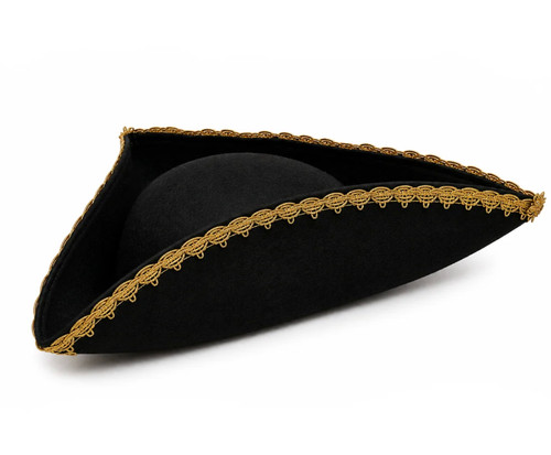Pirate tricorn hat - pirate, gold