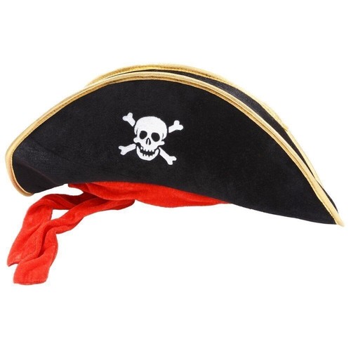 Adult pirate hat - pirate, skull