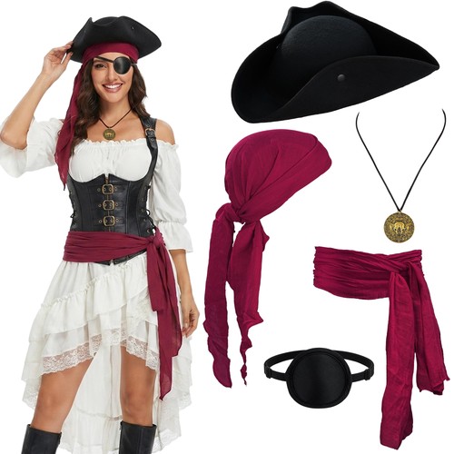 Pirate costume accessories - costume, set